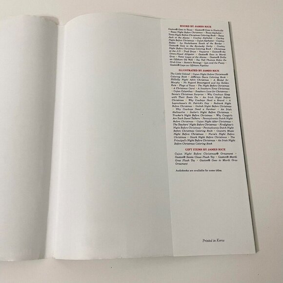 2007 Cajun Night Before Christmas Hardcover Book By Trosclair Pelican - Picture 8 of 16